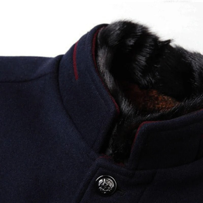 WOOL BLEND COAT FOR MEN