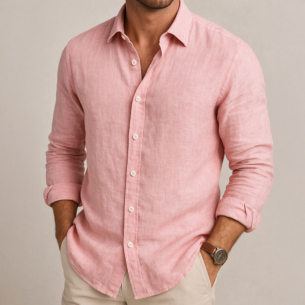 HARRISON OF CALIFORNIA | ESSENTIAL LINEN SHIRT