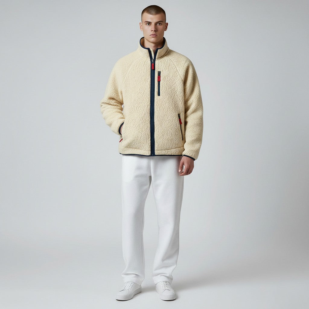 SHERPA FLEECE JACKET FOR MEN