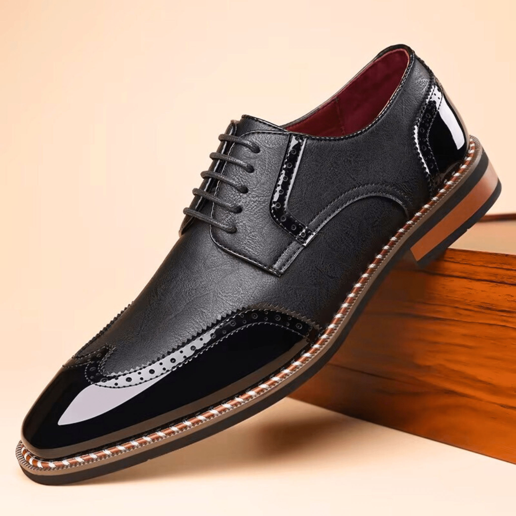 BICOLORED SHOES FOR MEN