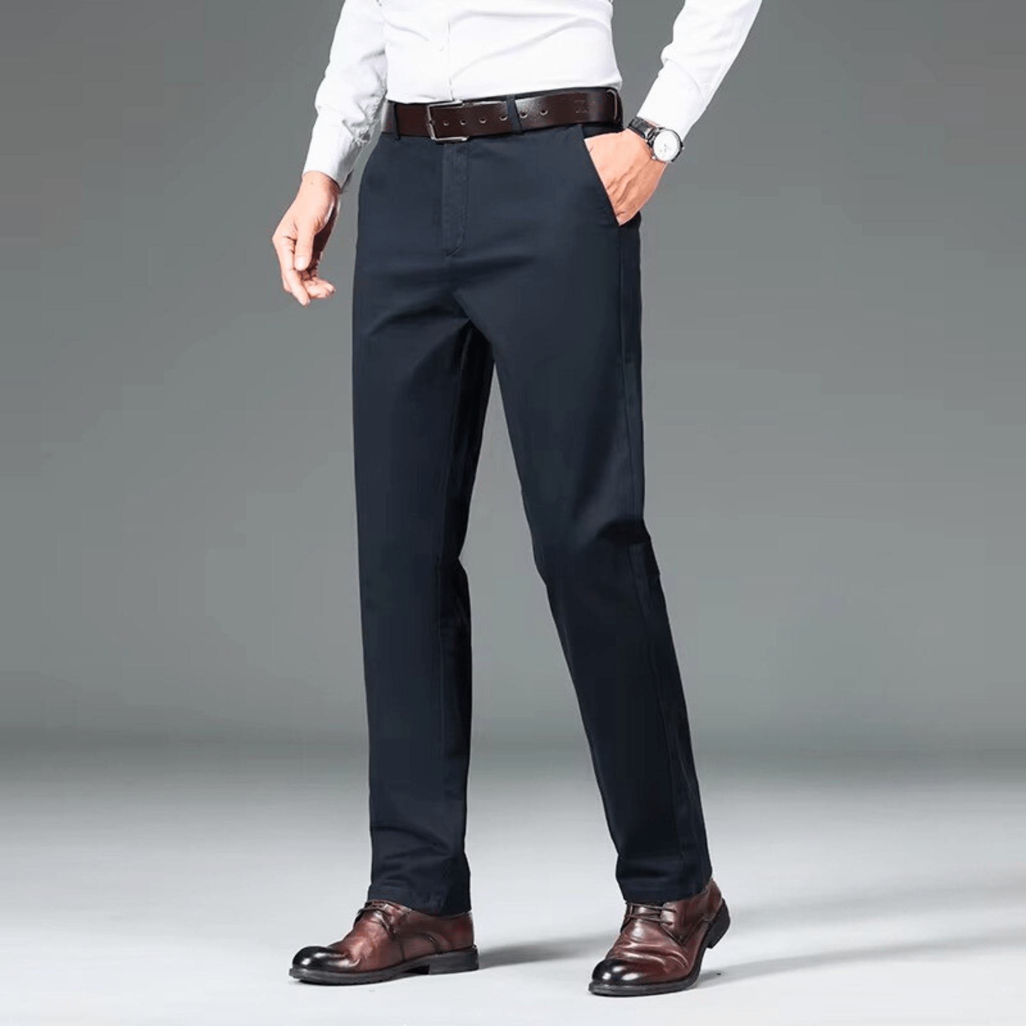 STRAIGHT WINTER PANTS FOR MEN