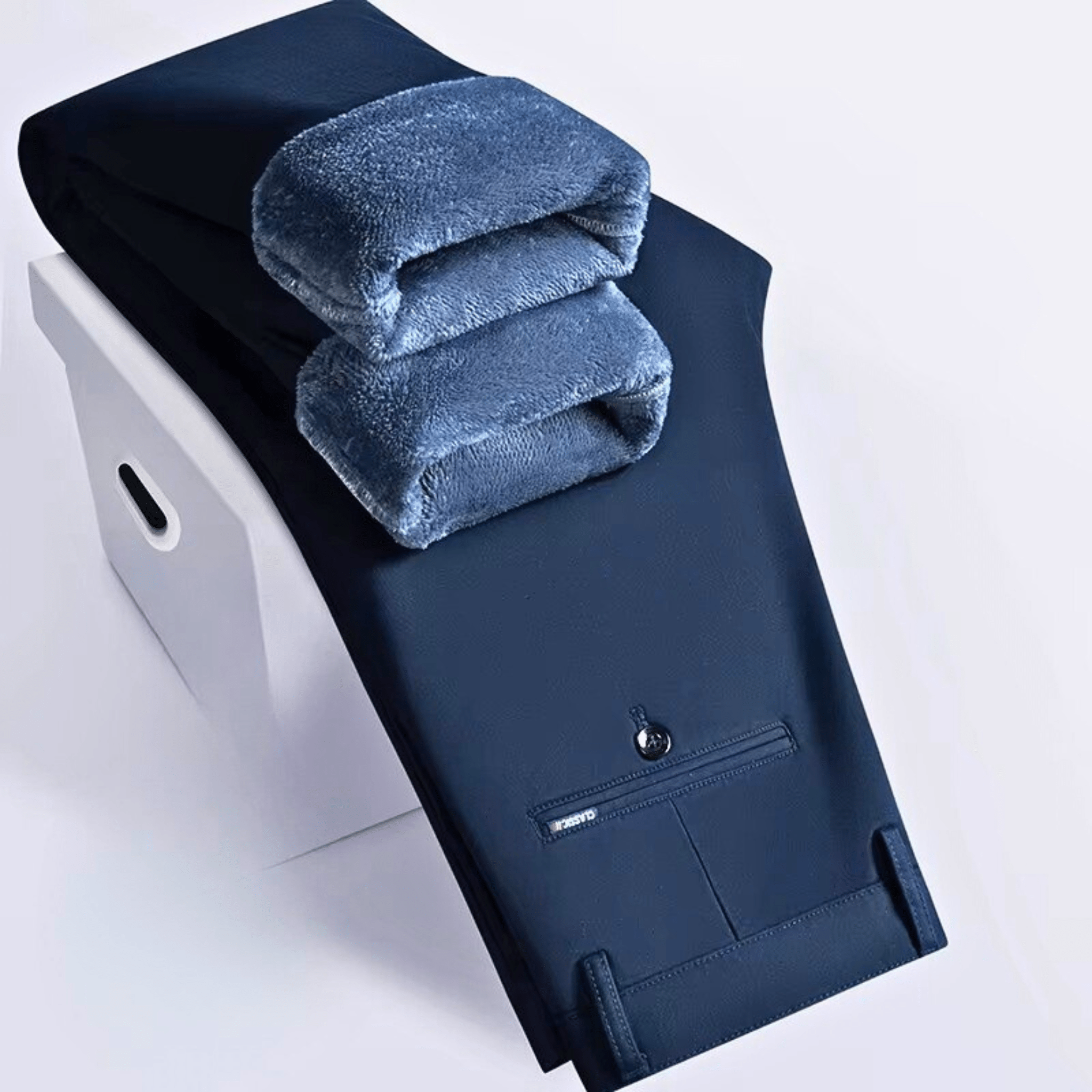 STRAIGHT WINTER PANTS FOR MEN