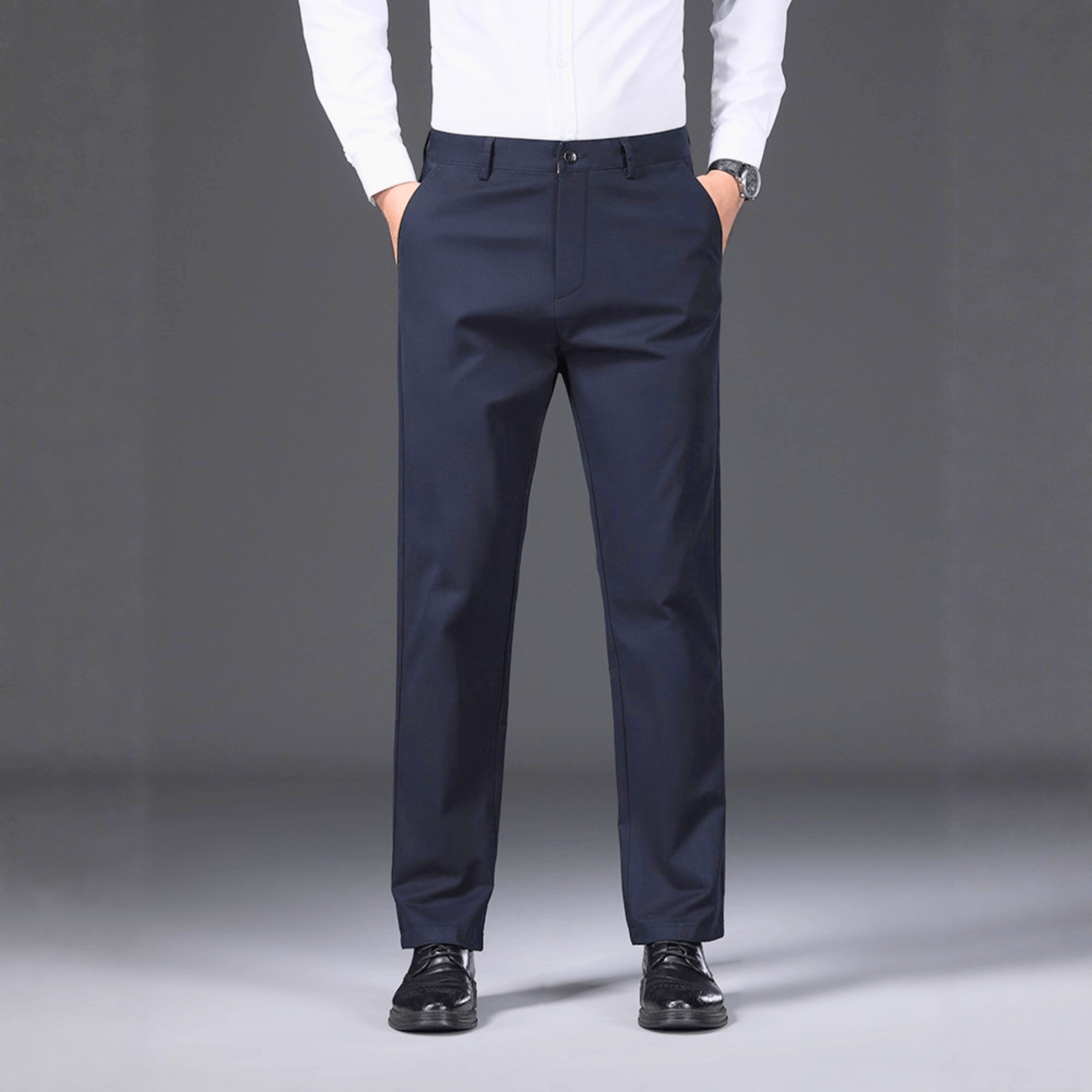 STRAIGHT WINTER PANTS FOR MEN