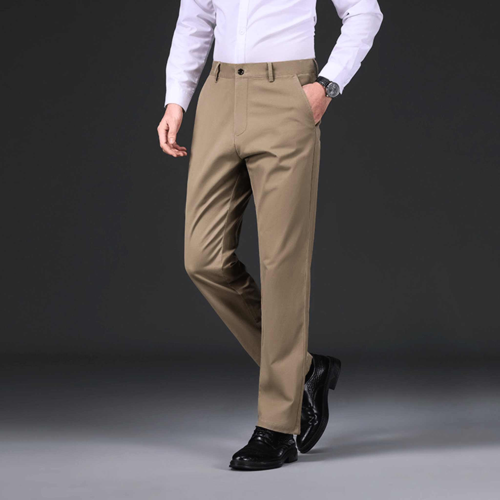 STRAIGHT WINTER PANTS FOR MEN