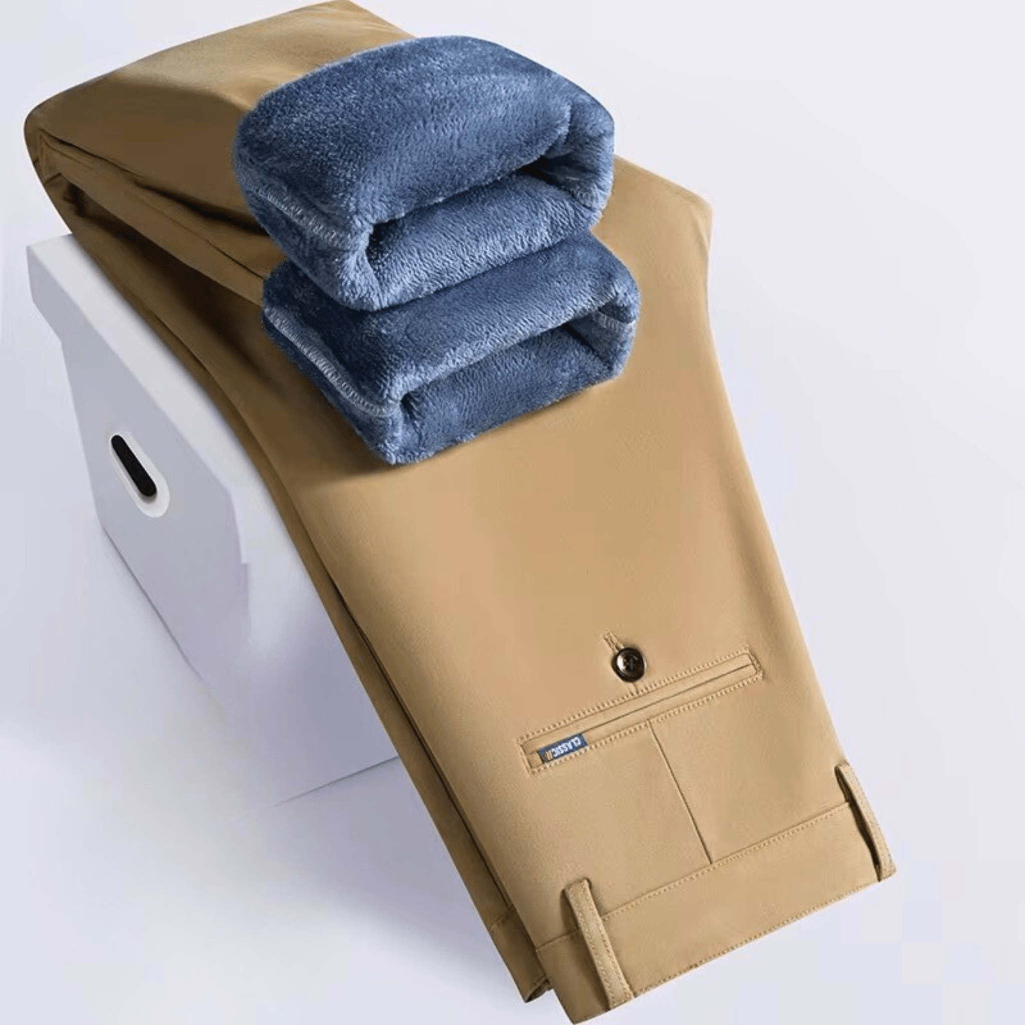STRAIGHT WINTER PANTS FOR MEN