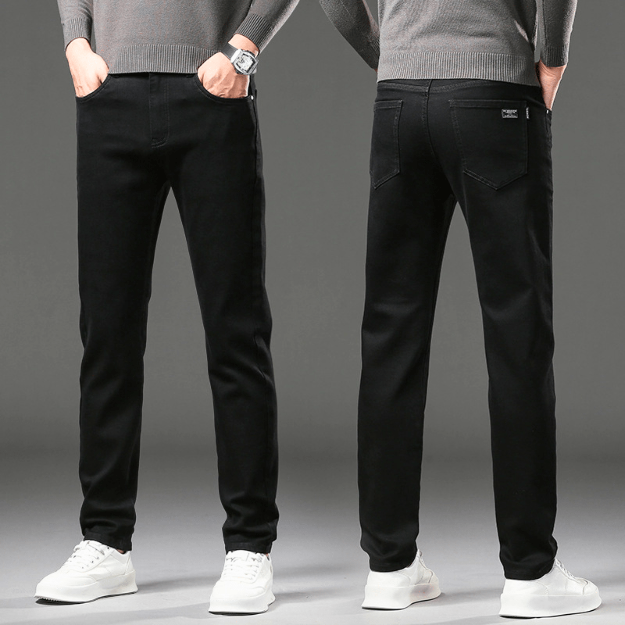 HARRISON OF CALIFORNIA | THERMAL DENIM PANTS