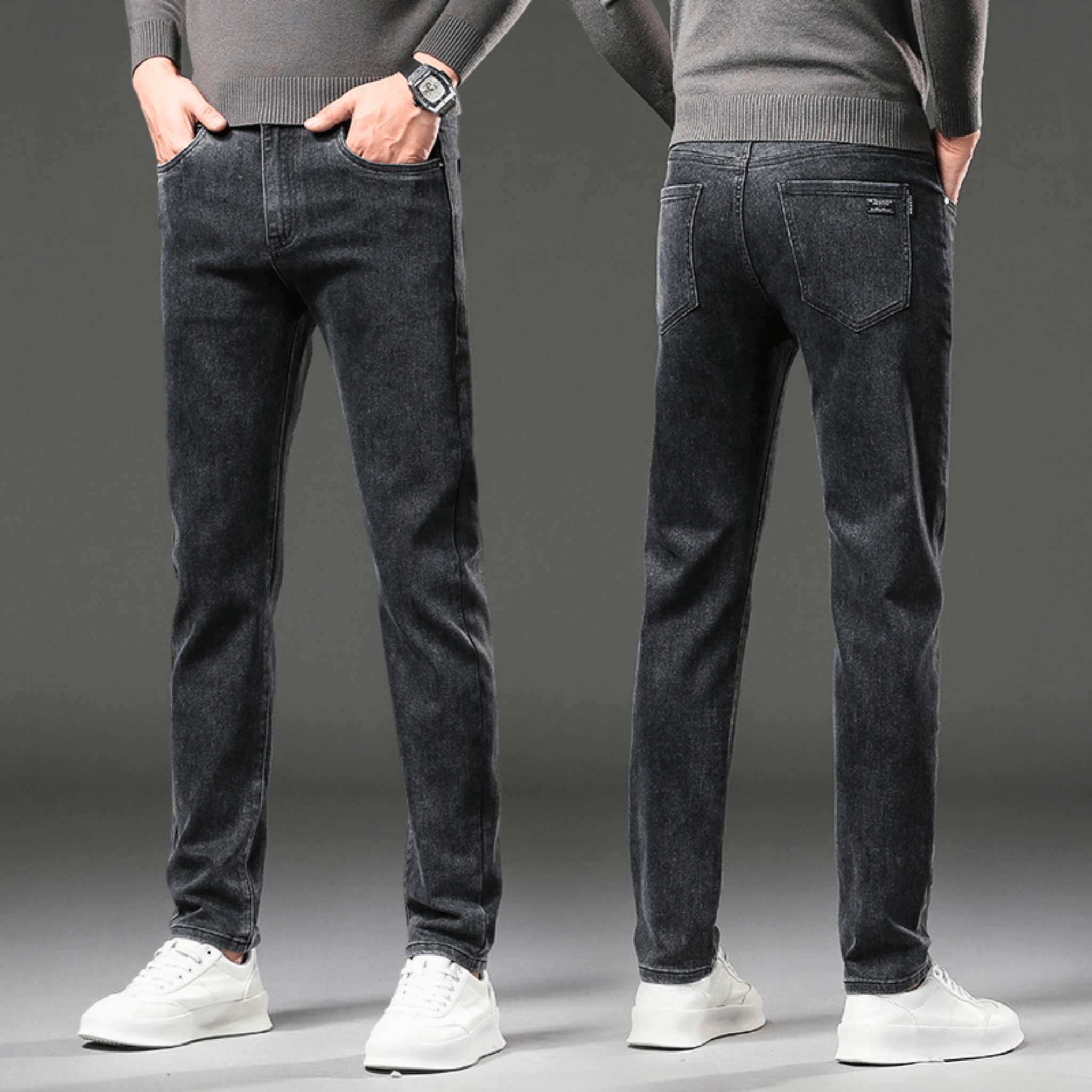 HARRISON OF CALIFORNIA | THERMAL DENIM PANTS