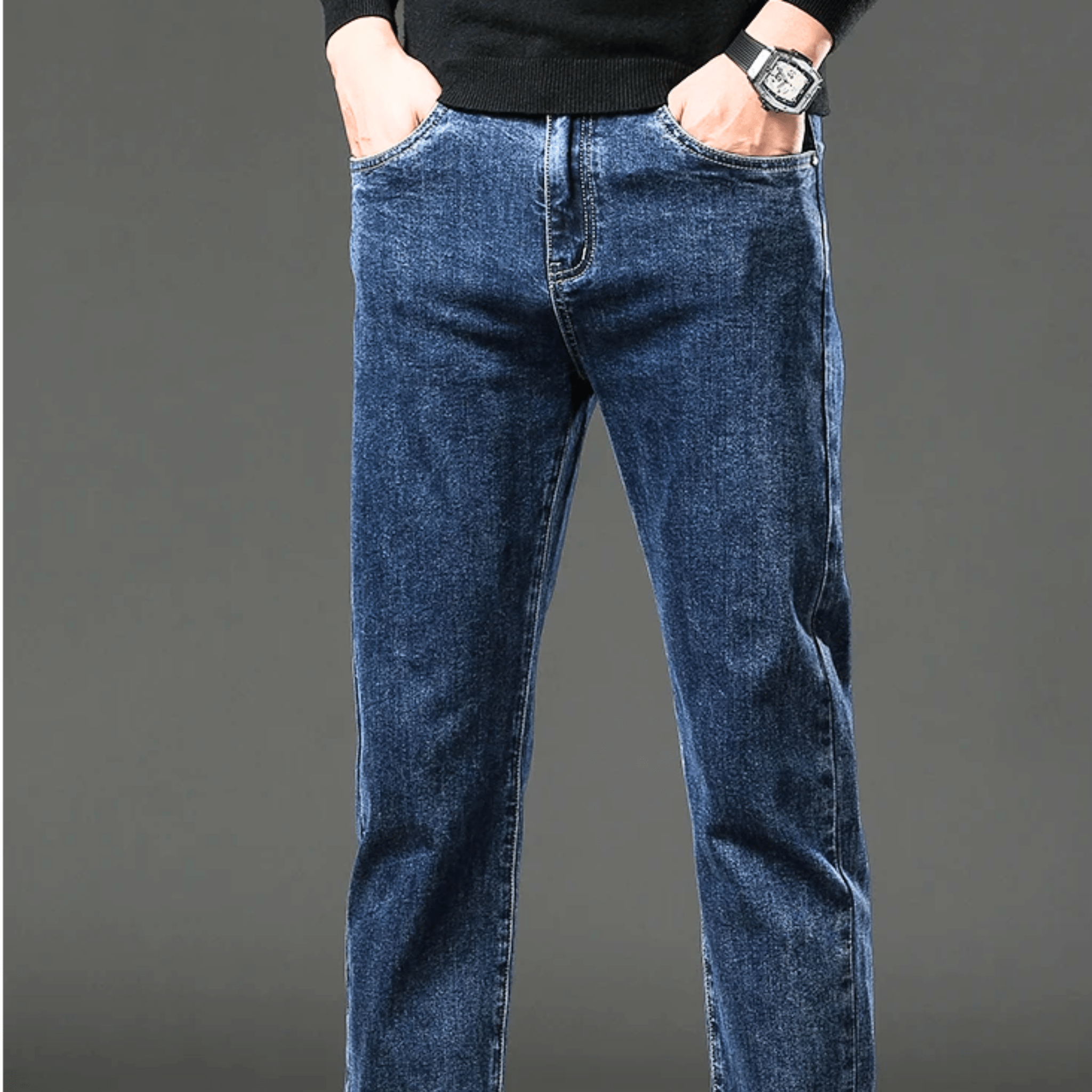 HARRISON OF CALIFORNIA | THERMAL DENIM PANTS