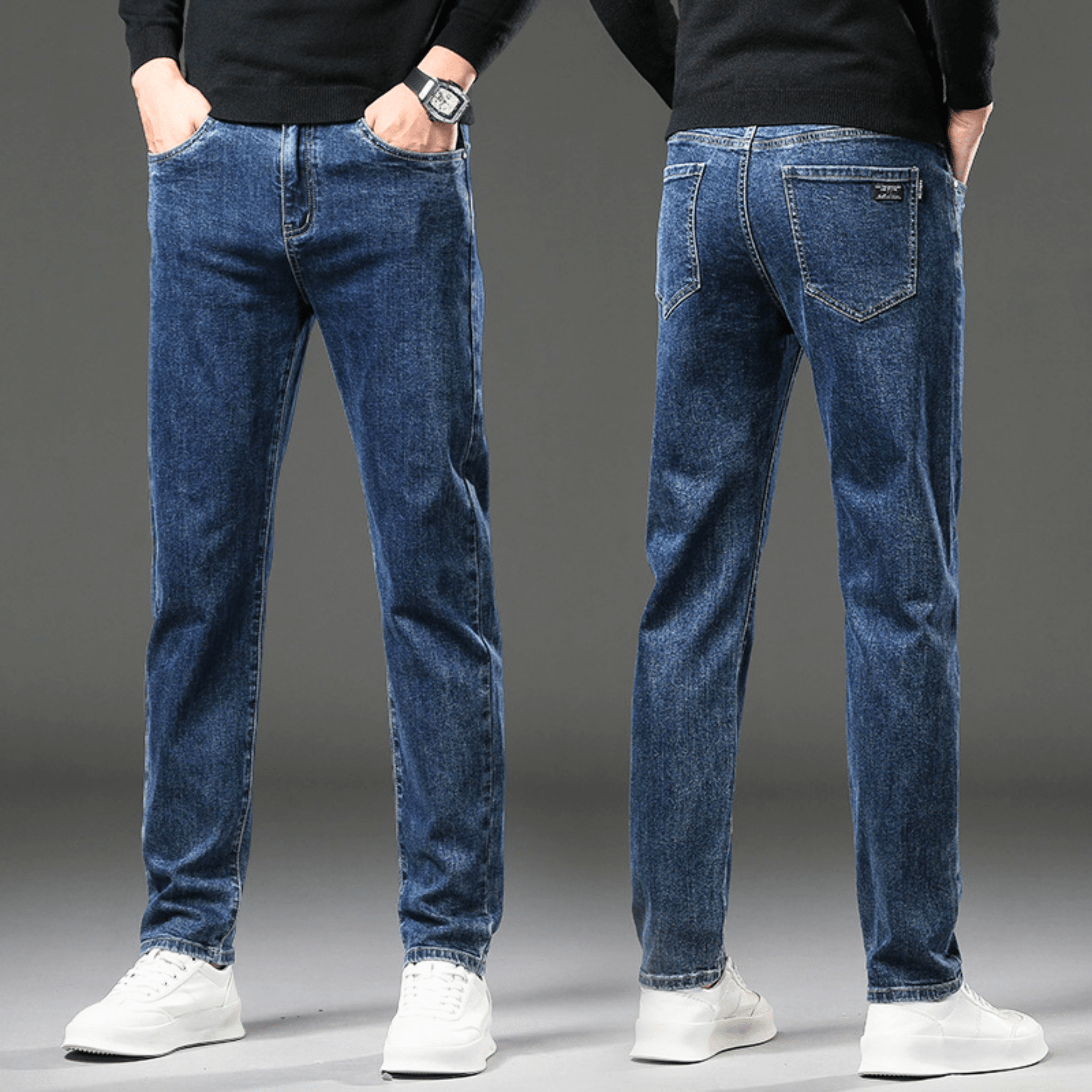 HARRISON OF CALIFORNIA | THERMAL DENIM PANTS