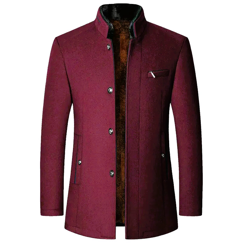 WOOL BLEND COAT FOR MEN