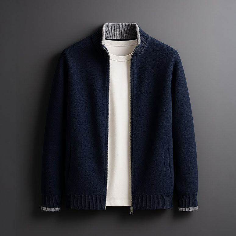 HARRISON OF CALIFORNIA | MEN'S ZIP SWEATER